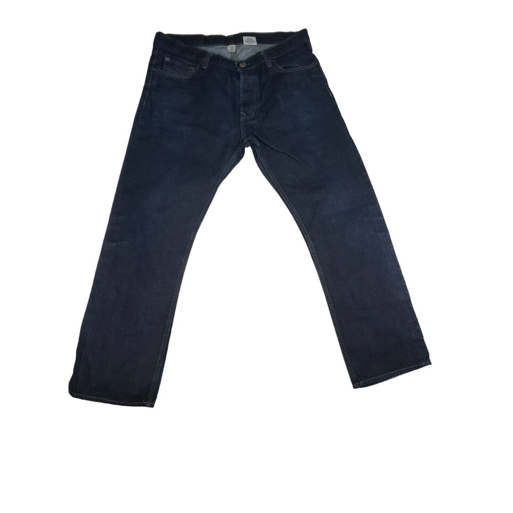 Banana Republic Pants Mens 36 Blue Denim Jeans Slim Fit Stretch Button Fly 36x32